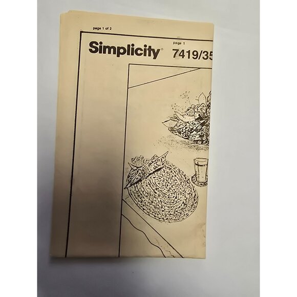 Simplicity Crafts Table Accessories Braiding Pattern Kit #7419 One Size - Picture 4 of 6